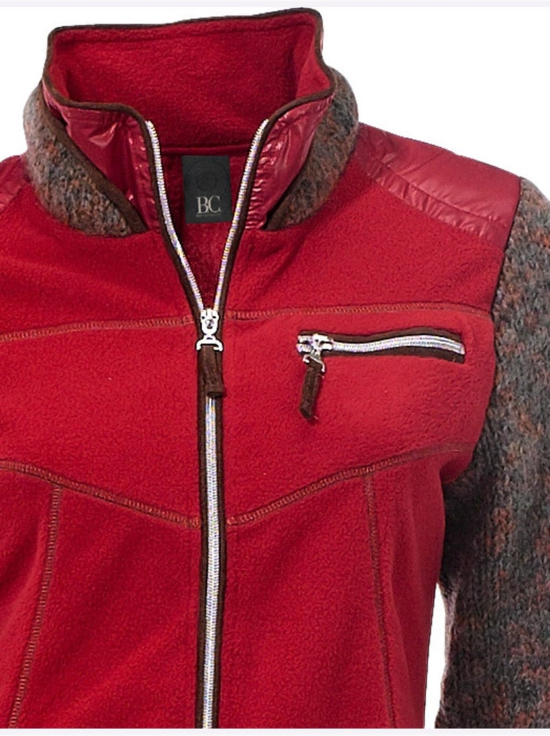 Veste polaire - taille standard - helline Rouge - Kiabi