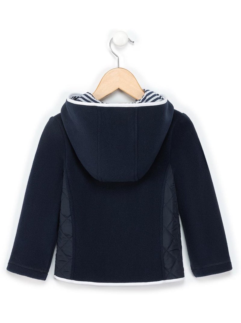 Veste polaire - Terre de Marins Bleu marine - Kiabi