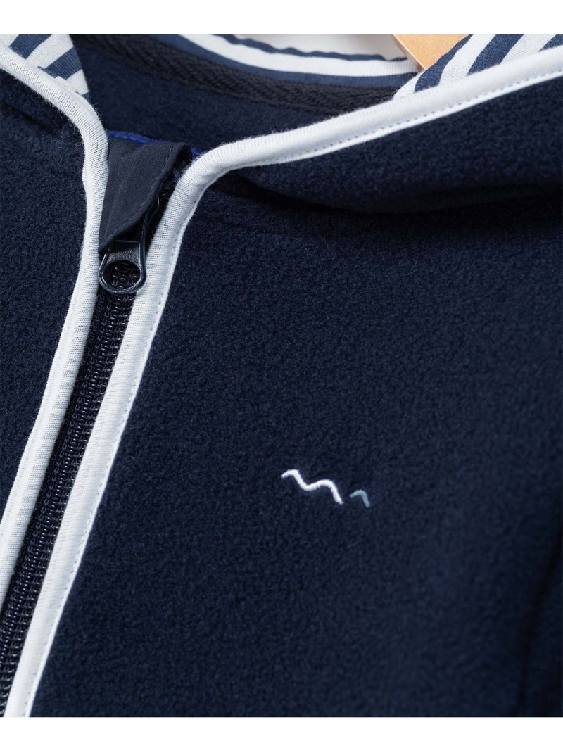 Veste polaire - Terre de Marins Bleu marine - Kiabi