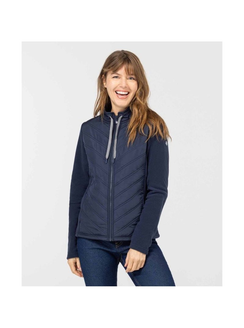 Veste polaire Terre de Marins Bleu marine Femme Kiabi