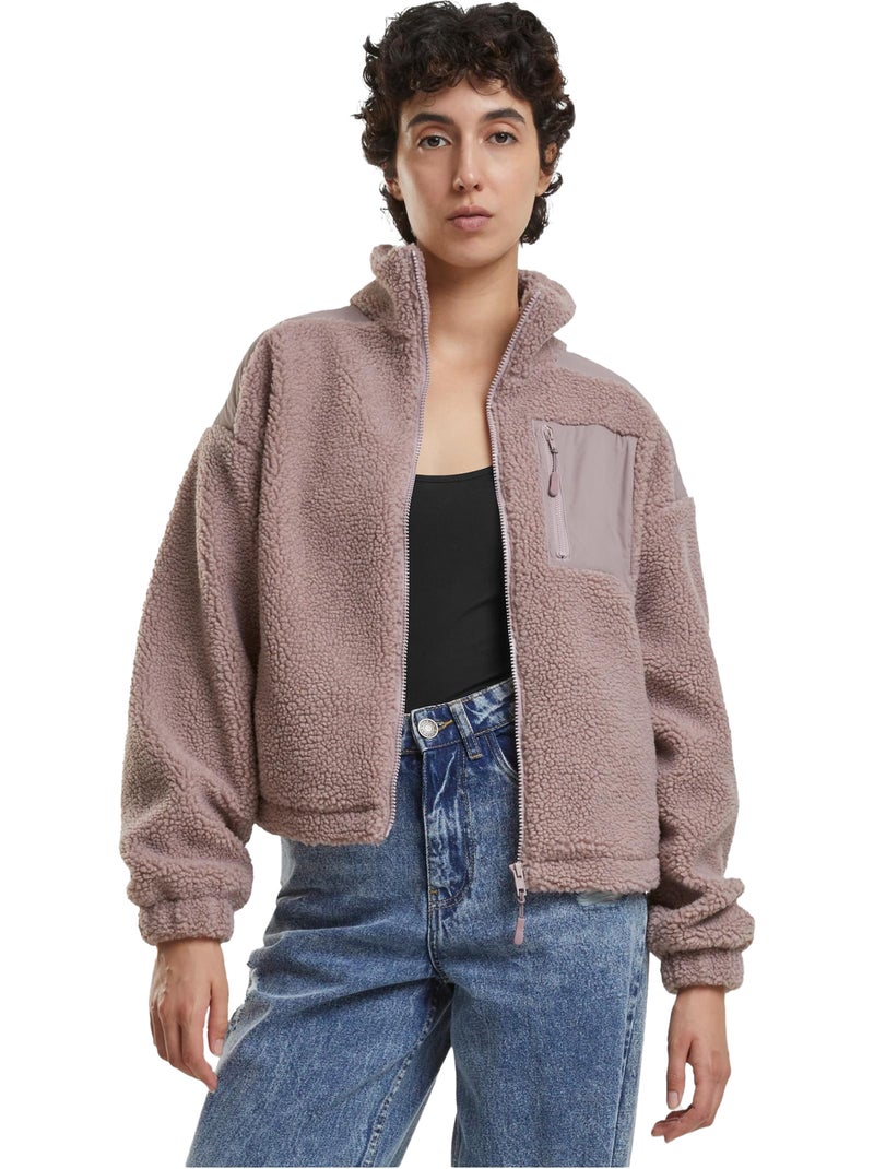 Veste polaire - urban classics Rose pâle - Kiabi