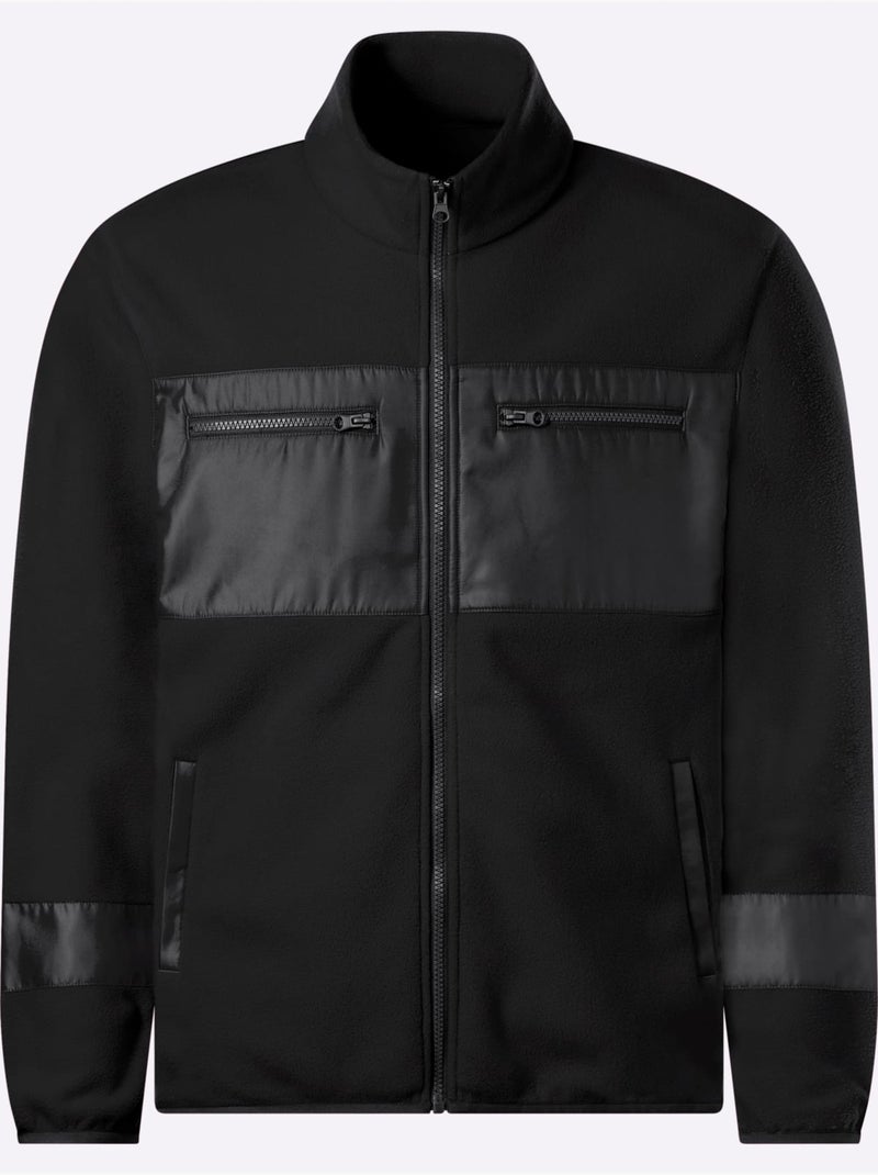 Veste Polaire 4 Poches à Glissière - Taille Standard - Witt Noir - Kiabi