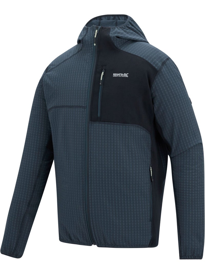 Veste polaire à capuche et poche sur poitrine alven - regatta Bleu Bleu - Kiabi