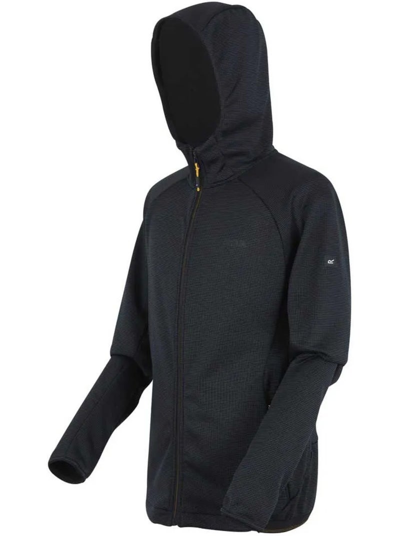Veste polaire à capuche everet - regatta Gris Gris anthracite - Kiabi