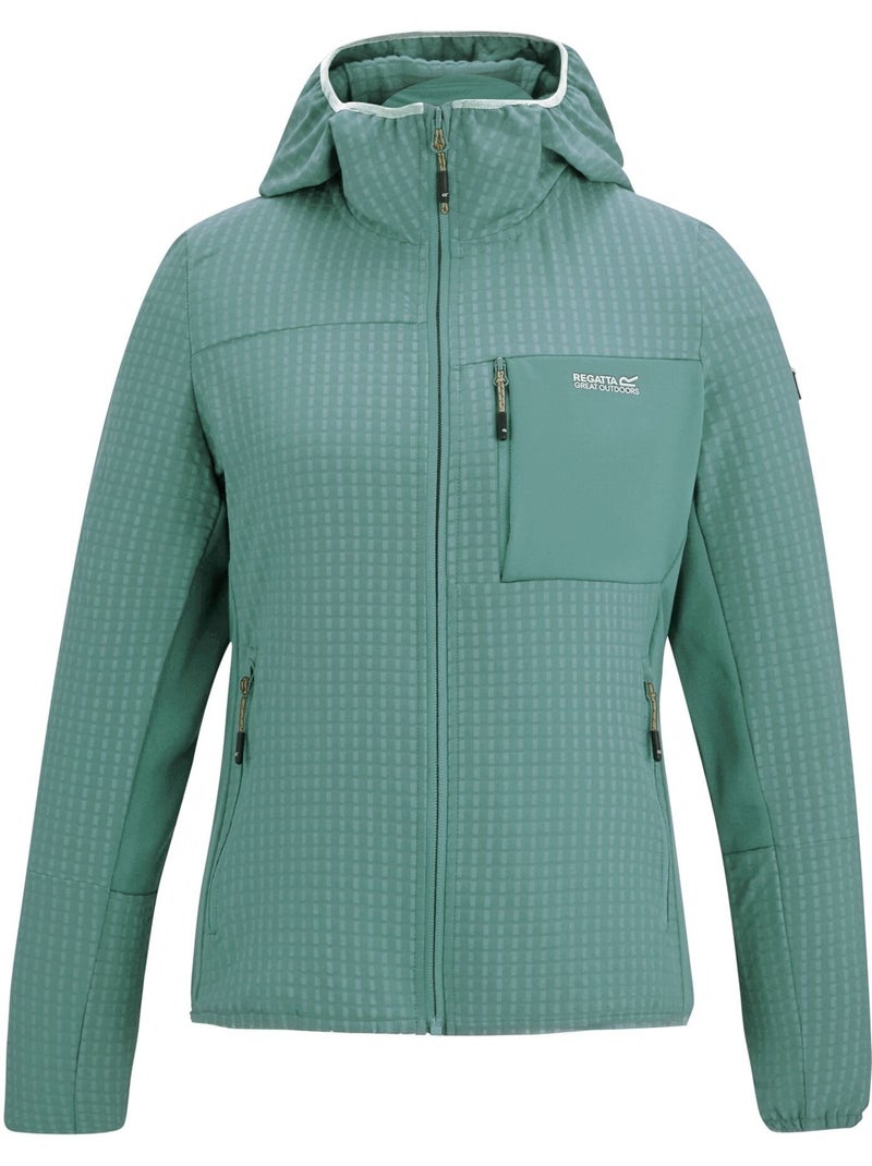 Veste polaire à capuche kemilia - regatta Turquoise - Kiabi