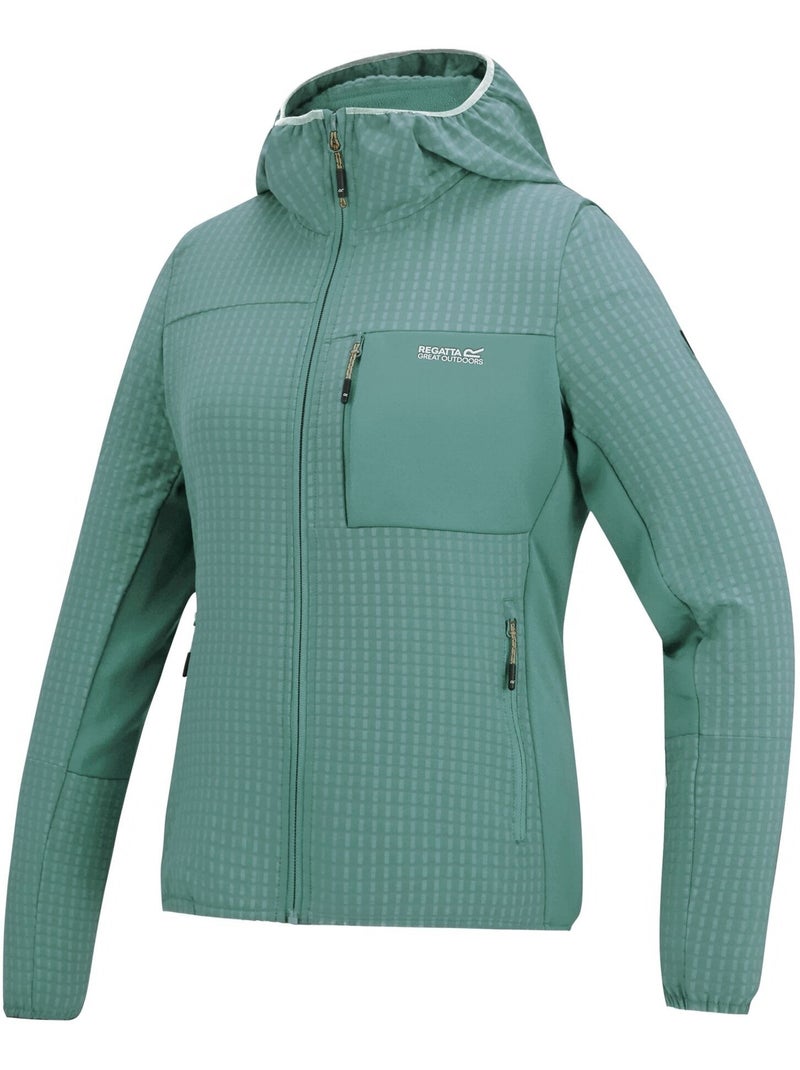 Veste polaire à capuche kemilia - regatta Turquoise - Kiabi
