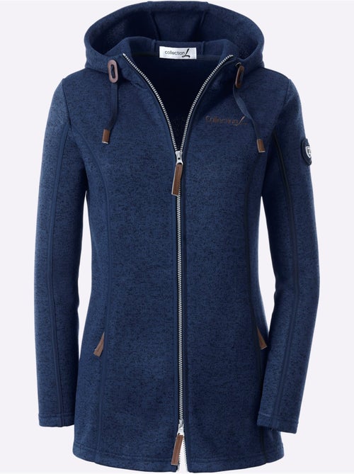 Veste polaire à capuche polaire tricotée à l'intérieur légèrement gratté - taille standard - witt - Kiabi Veste polaire à capuche polaire tricotée à l'intérieur légèrement gratté - taille standard - witt - Kiabi