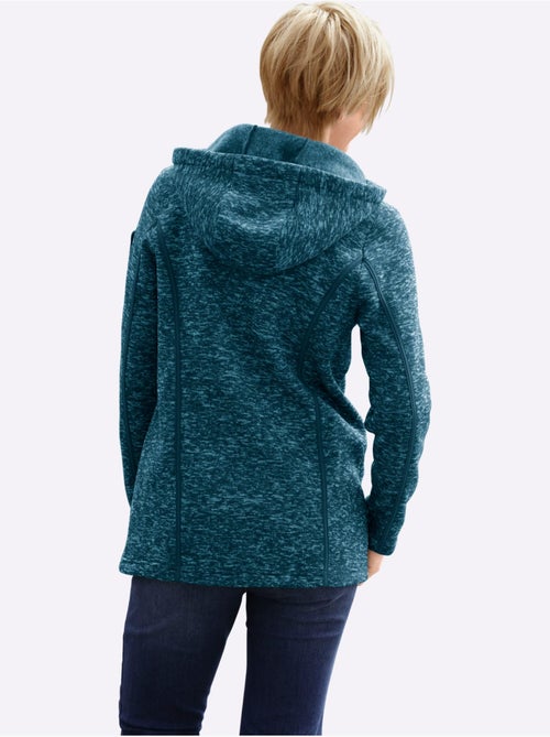 Veste polaire à capuche polaire tricotée à l'intérieur légèrement gratté - taille standard - witt - Kiabi Veste polaire à capuche polaire tricotée à l'intérieur légèrement gratté - taille standard - witt - Kiabi