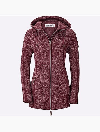 Veste polaire à capuche polaire tricotée à l'intérieur légèrement gratté - taille standard - witt