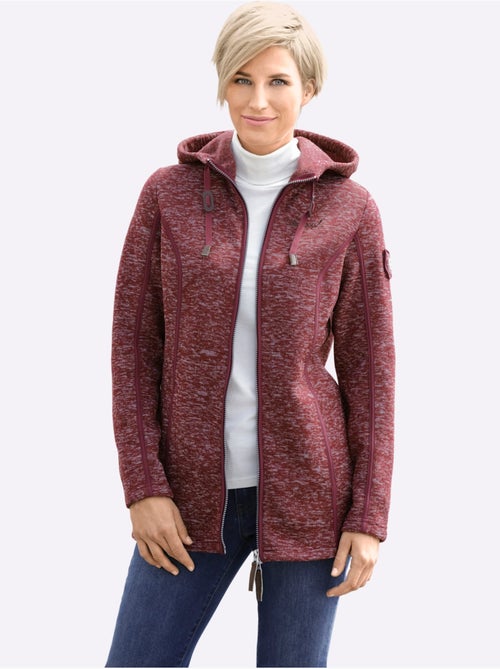 Veste polaire à capuche polaire tricotée à l'intérieur légèrement gratté - taille standard - witt - Kiabi Veste polaire à capuche polaire tricotée à l'intérieur légèrement gratté - taille standard - witt - Kiabi