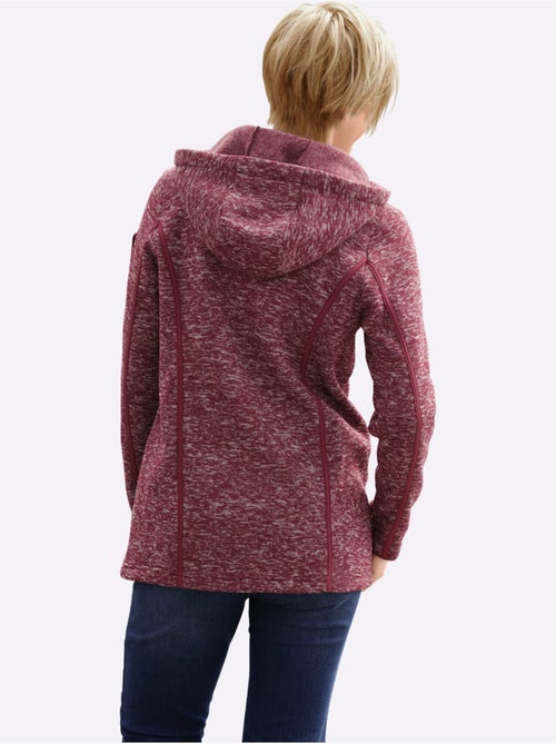 Veste polaire à capuche polaire tricotée à l'intérieur légèrement gratté - taille standard - witt - Kiabi Veste polaire à capuche polaire tricotée à l'intérieur légèrement gratté - taille standard - witt - Kiabi