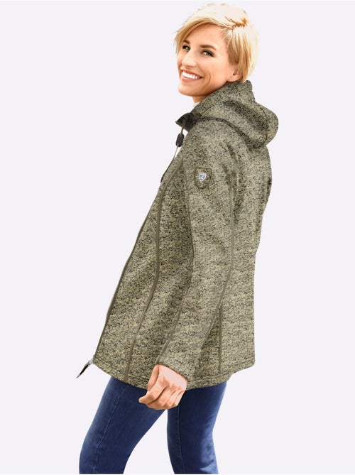 Veste polaire à capuche polaire tricotée à l'intérieur légèrement gratté - taille standard - witt - Kiabi Veste polaire à capuche polaire tricotée à l'intérieur légèrement gratté - taille standard - witt - Kiabi