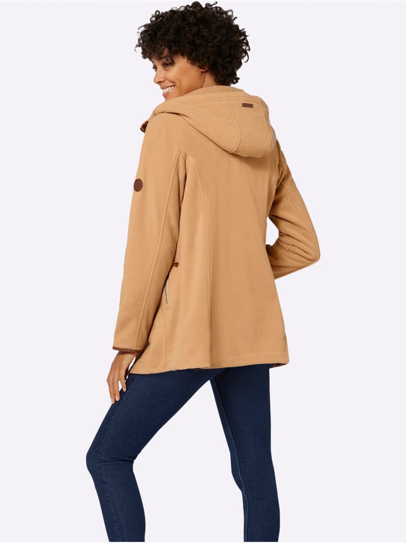 Veste polaire à capuche qualité polaire chaude - taille standard - witt Doré - Kiabi