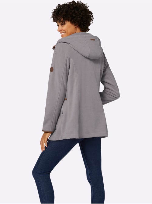 Veste polaire à capuche qualité polaire chaude - taille standard - witt - Kiabi Veste polaire à capuche qualité polaire chaude - taille standard - witt - Kiabi