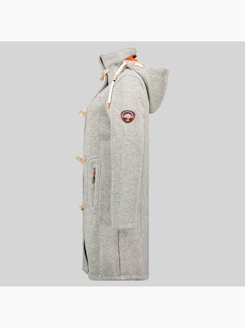 Veste polaire à capuche tantastique – geographical norway Gris clair - Kiabi