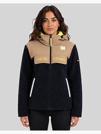 Veste polaire à capuche techic fz – geographical norway