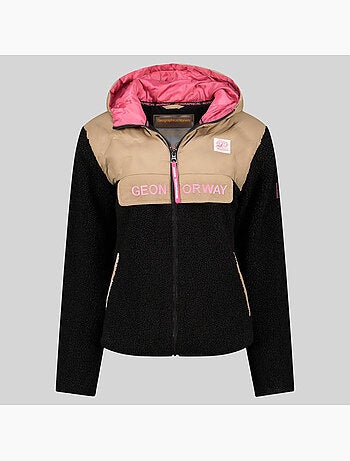 Veste polaire à capuche techic fz – geographical norway