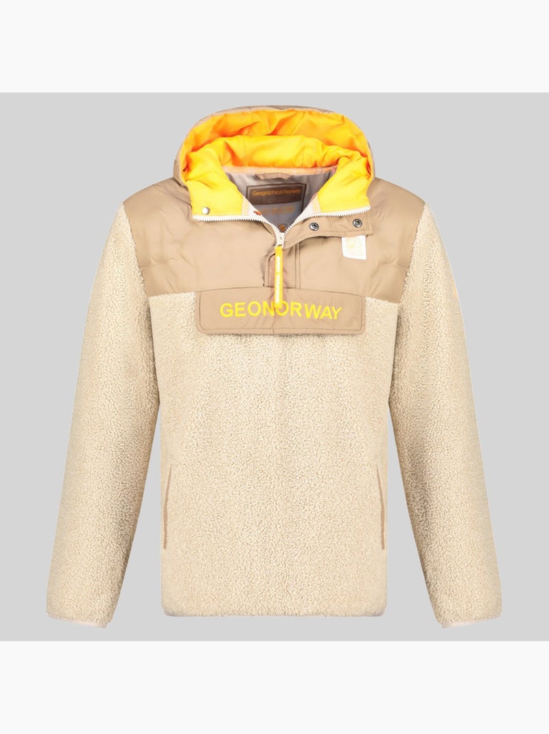 Veste polaire à capuche teclass hz – geographical norway Beige - Kiabi