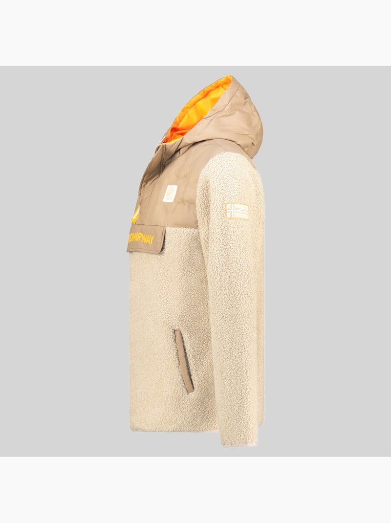Veste polaire à capuche teclass hz – geographical norway Beige - Kiabi