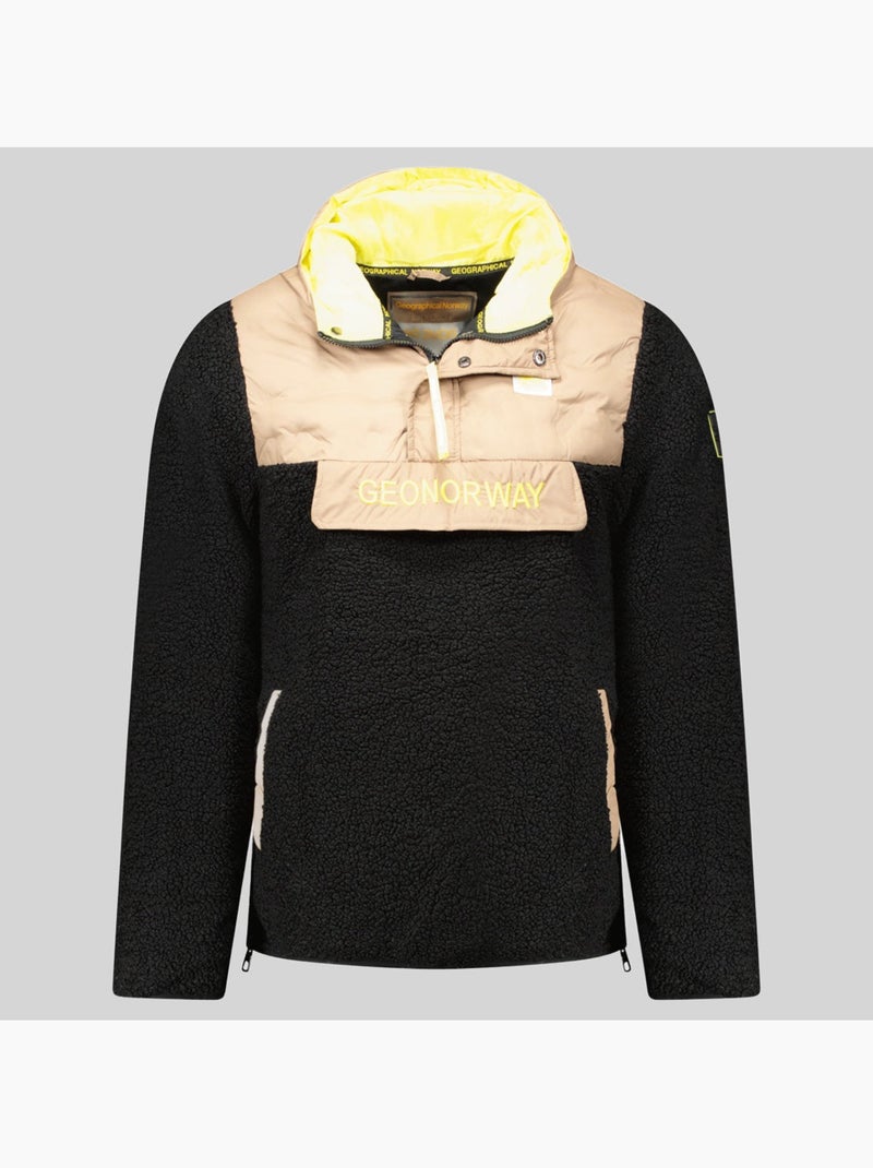Veste polaire à capuche teclass hz – geographical norway Noir - Kiabi