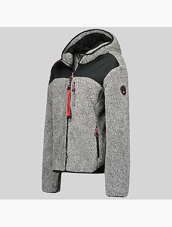 Veste polaire à capuche telodia – geographical norway