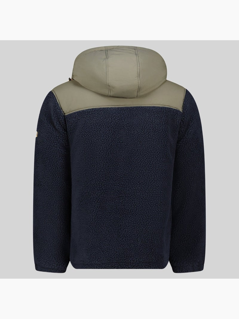 Veste polaire à capuche terpa – geographical norway Bleu marine - Kiabi