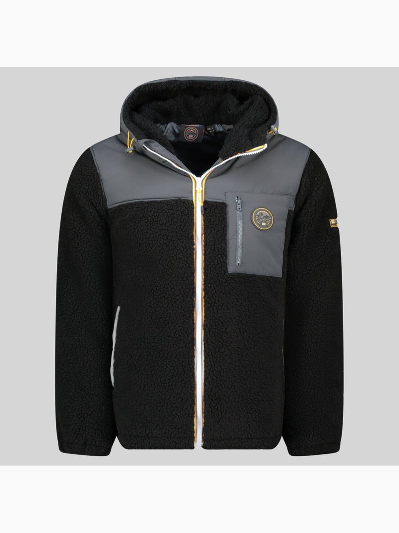 Veste polaire à capuche terpa – geographical norway Noir - Kiabi