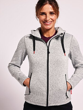 Veste polaire à capuche Thermolactyl femme - DamartSport