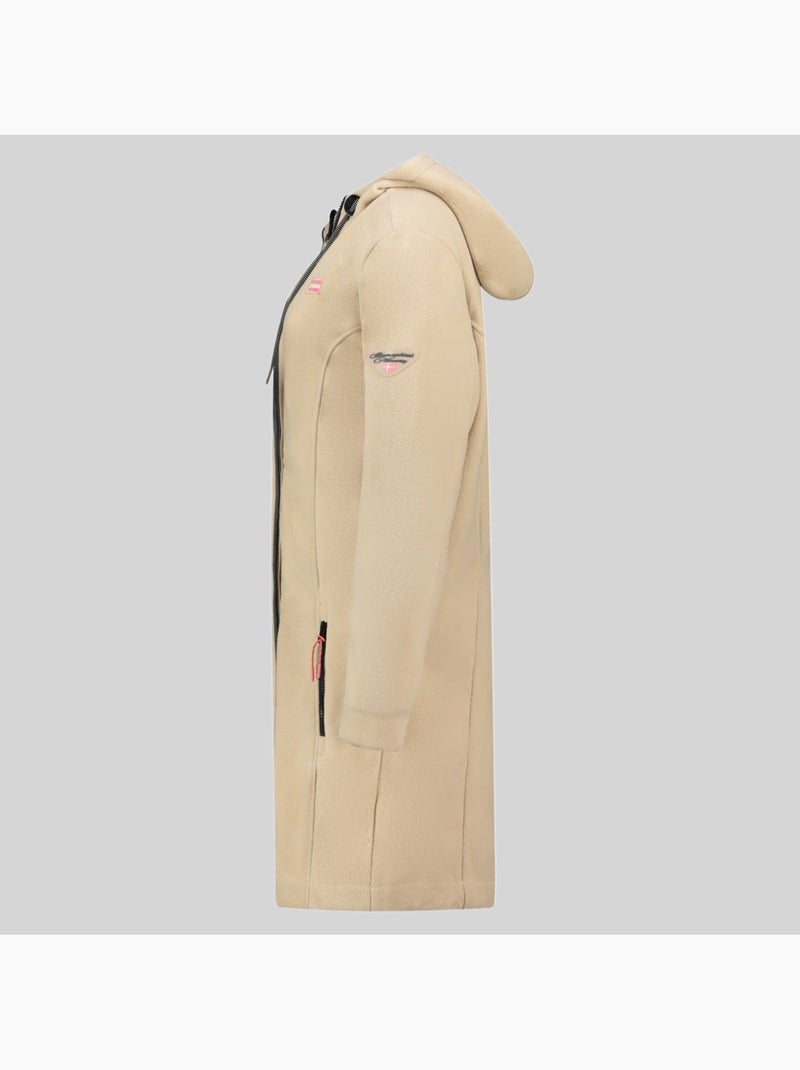 Veste polaire à capuche timothe – geographical norway Beige - Kiabi