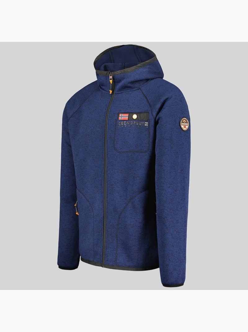 Veste polaire à capuche tiparni – geographical norway Bleu marine - Kiabi