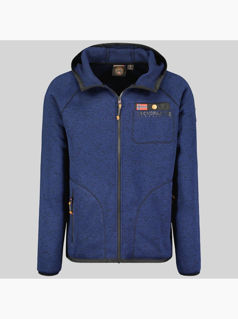 Veste polaire à capuche tiparni – geographical norway Bleu marine - Kiabi
