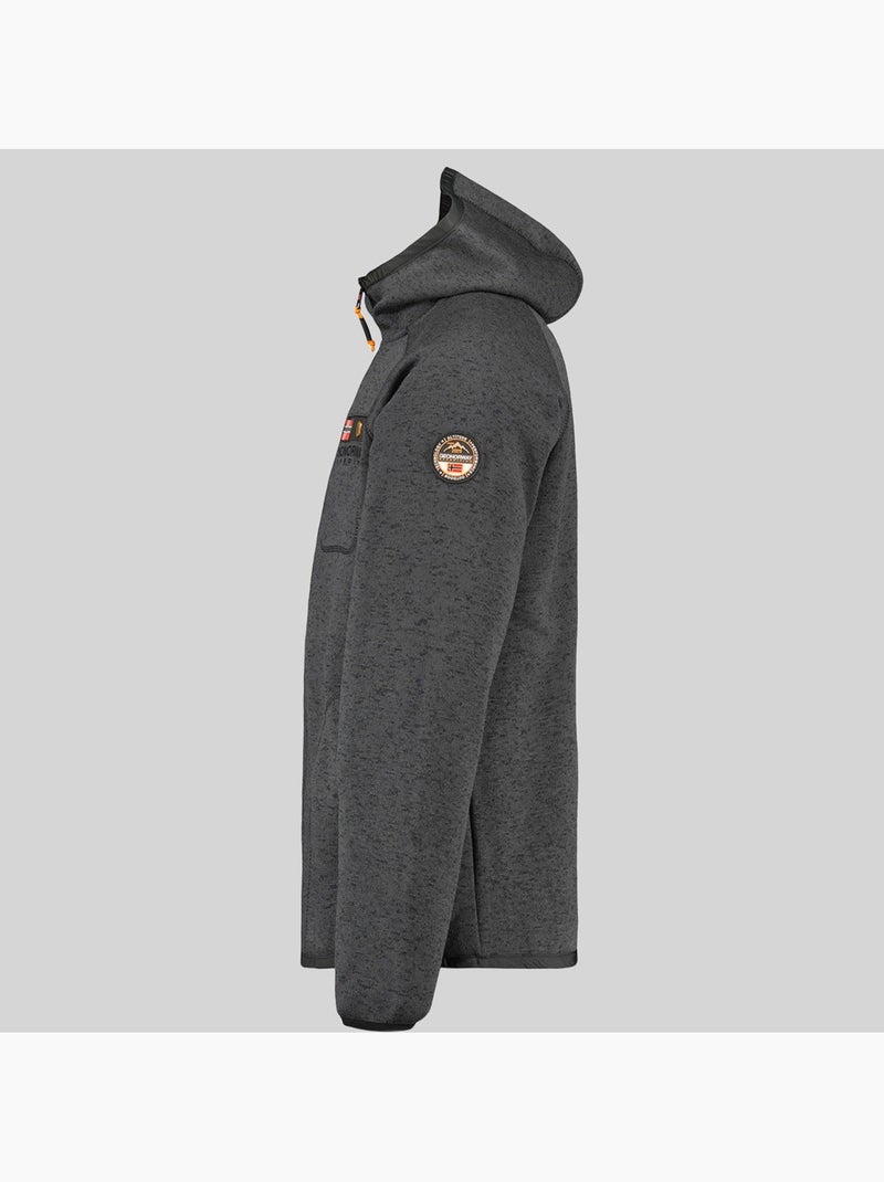 Veste polaire à capuche tiparni – geographical norway Gris foncé - Kiabi