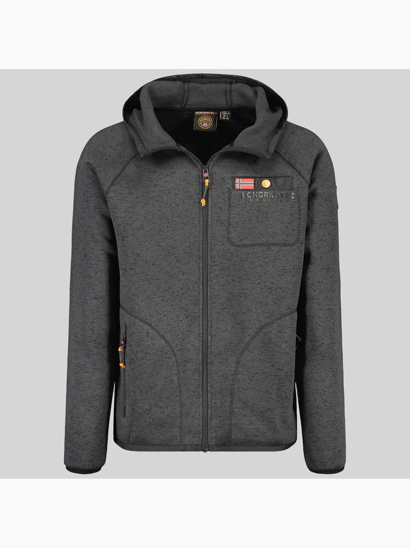 Veste polaire à capuche tiparni – geographical norway Gris foncé - Kiabi