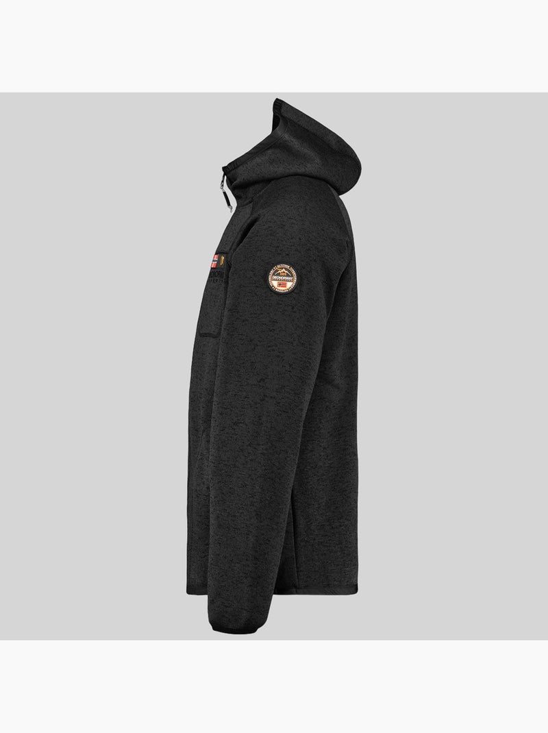 Veste polaire à capuche tiparni – geographical norway Noir - Kiabi