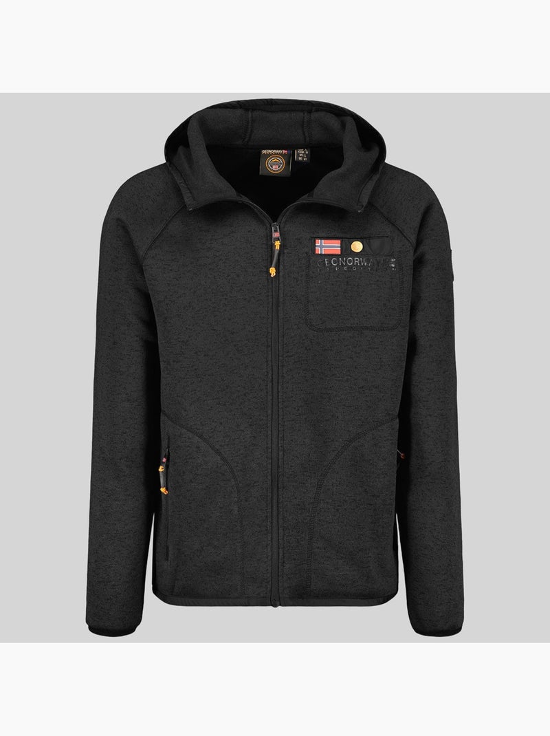 Veste polaire à capuche tiparni – geographical norway Noir - Kiabi
