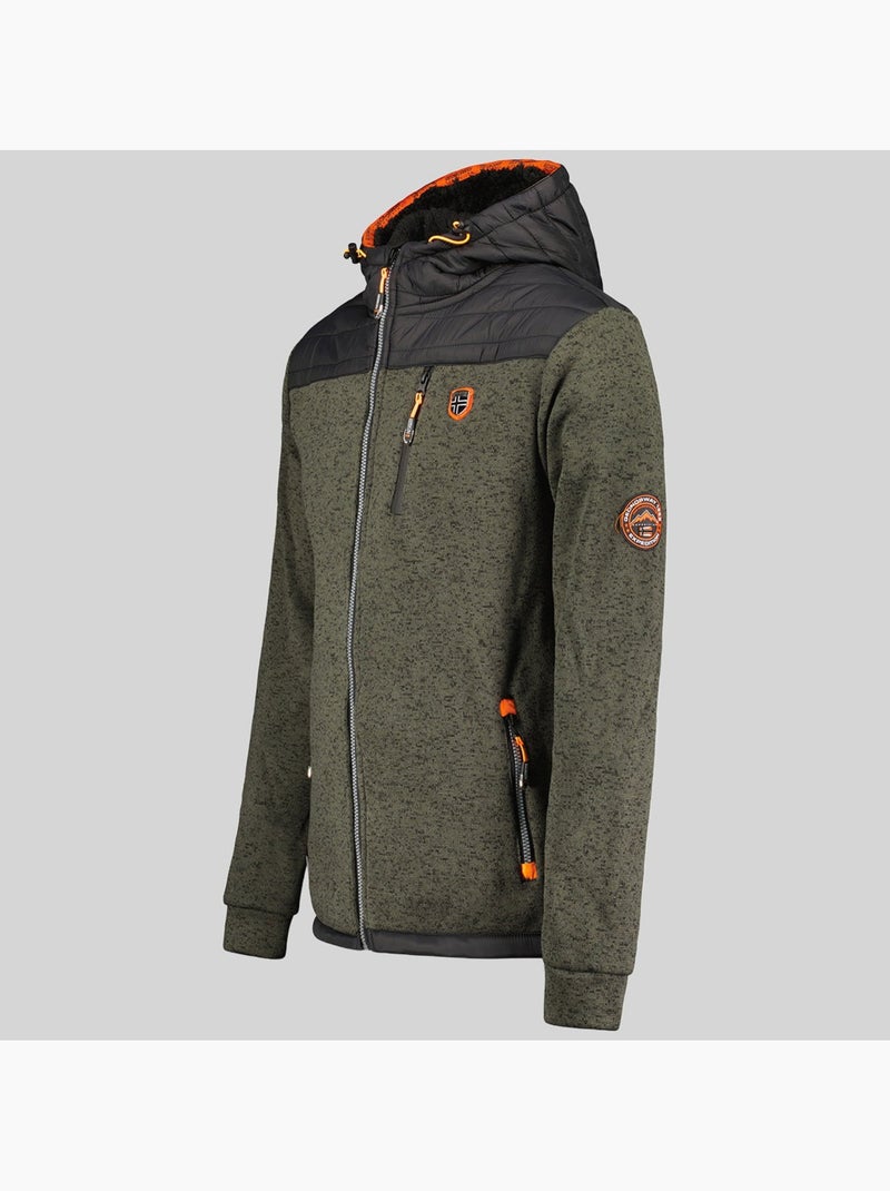 Veste polaire à capuche toledo – geographical norway Gris foncé - Kiabi