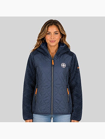 Veste polaire à capuche torsade – geographical norway