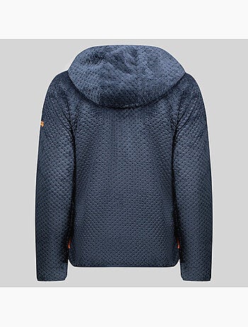 Veste polaire à capuche torsade – geographical norway