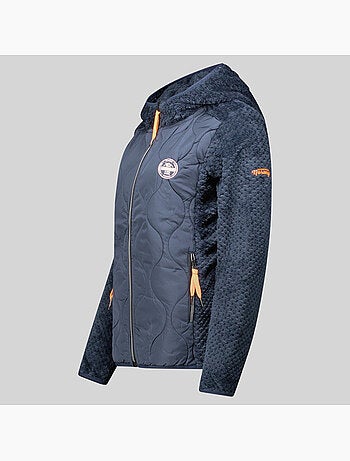 Veste polaire à capuche torsade – geographical norway