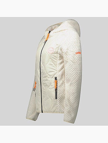 Veste polaire à capuche torsade – geographical norway