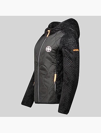 Veste polaire à capuche torsade – geographical norway