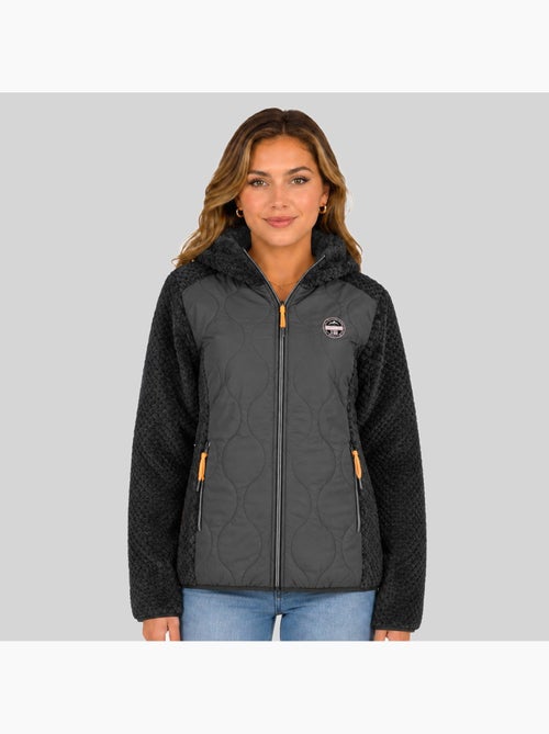 Veste polaire à capuche torsade – geographical norway - Kiabi