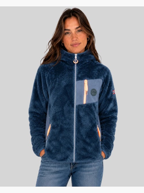 Veste polaire à capuche toscana – geographical norway - Kiabi