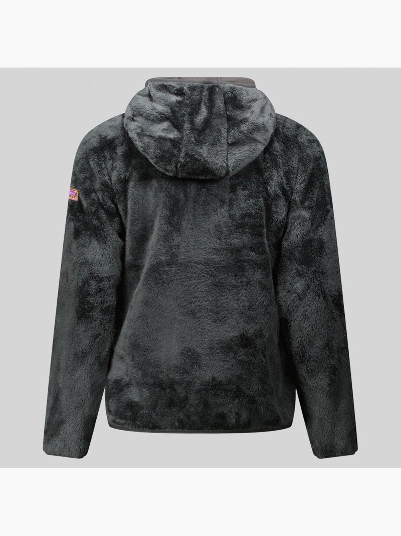 Veste polaire à capuche toscana – geographical norway Noir - Kiabi