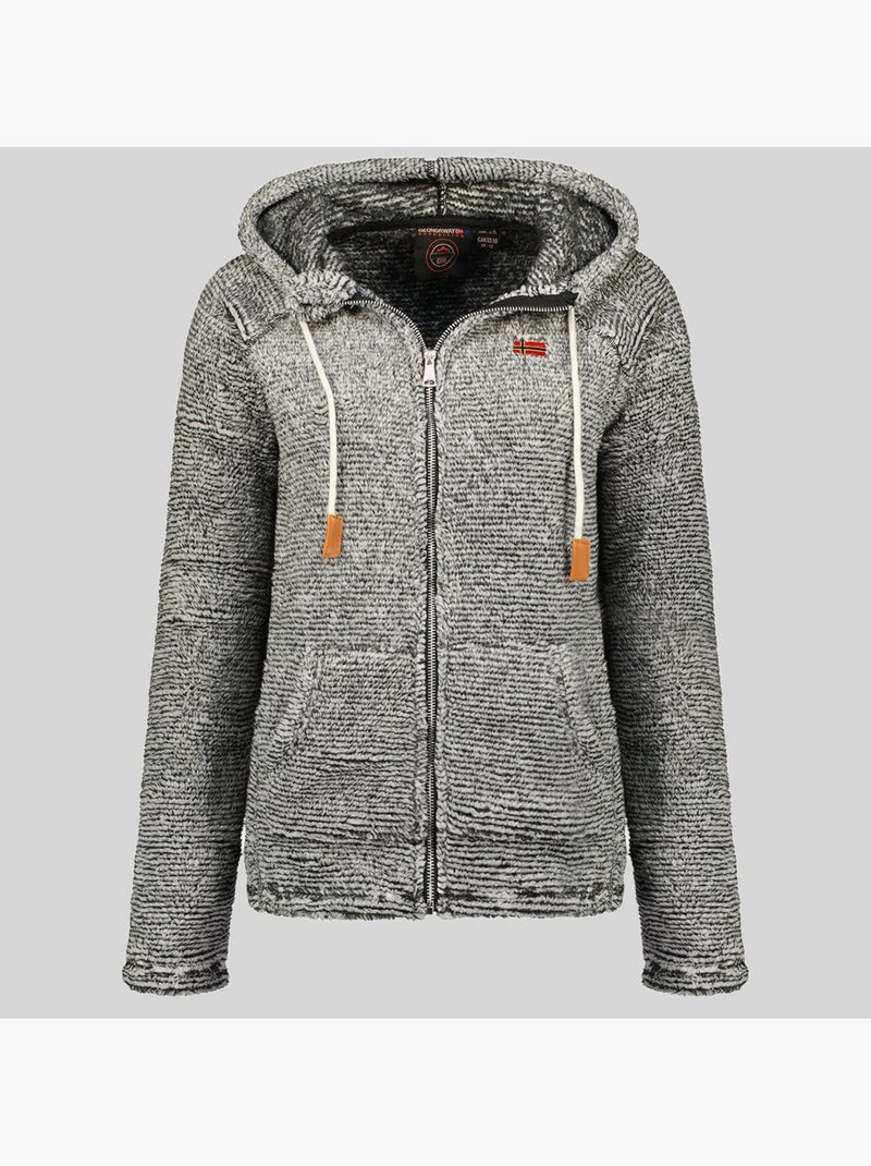 Veste polaire à capuche trigo – geographical norway Gris foncé - Kiabi