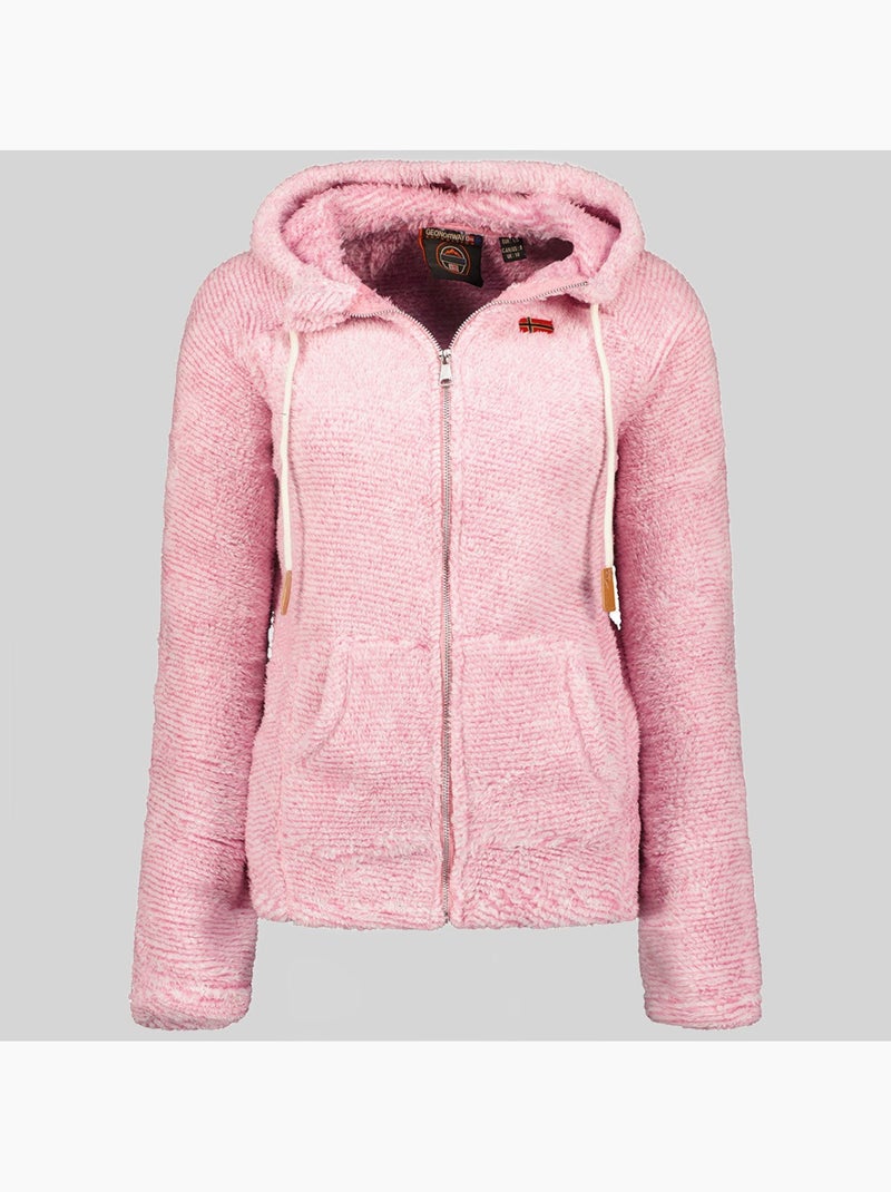 Veste polaire à capuche trigo – geographical norway Rose - Kiabi
