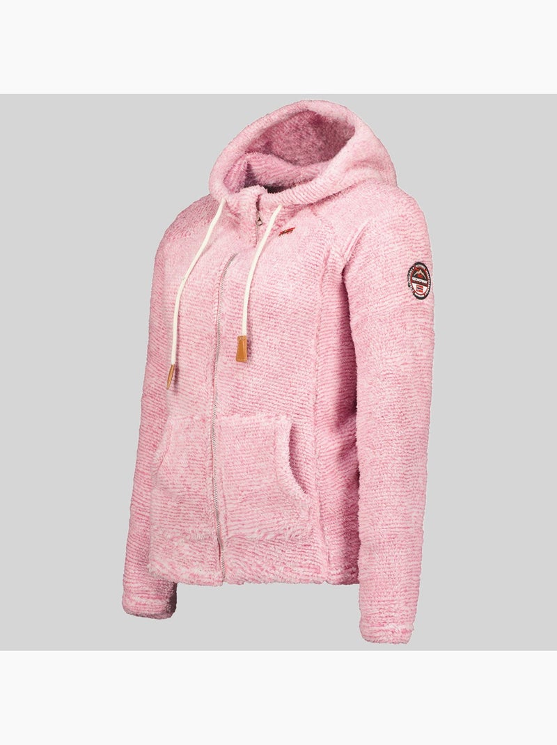 Veste polaire à capuche trigo – geographical norway Rose - Kiabi