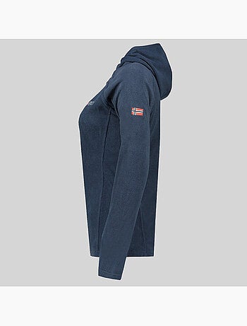 Veste polaire à capuche tugood – geographical norway