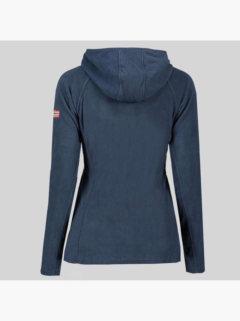 Veste polaire à capuche tugood – geographical norway Bleu marine - Kiabi