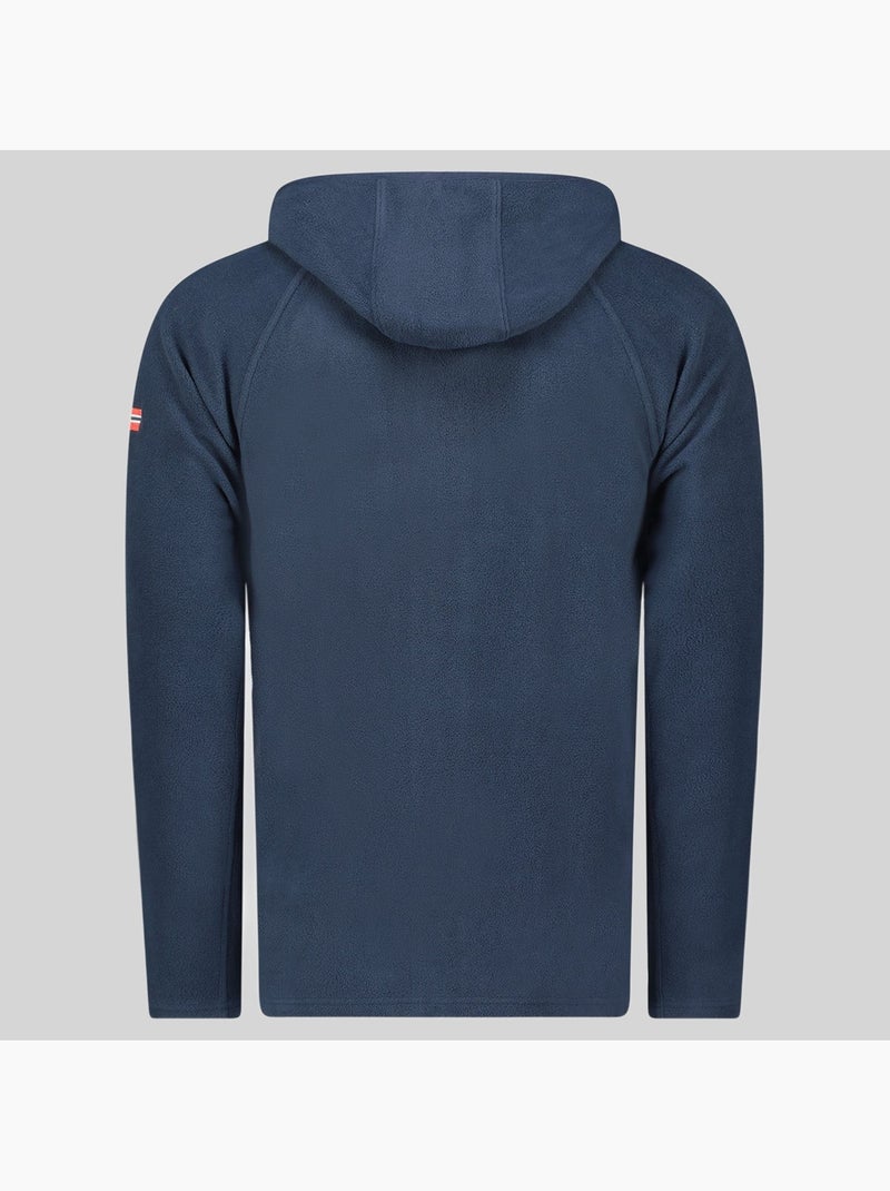 Veste polaire à capuche tugood – geographical norway Bleu marine - Kiabi